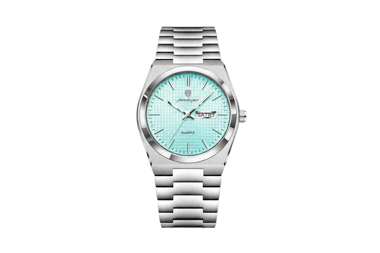 Fashionable Waterproof Calendar Watch with Glow-in-the-Dark Feature