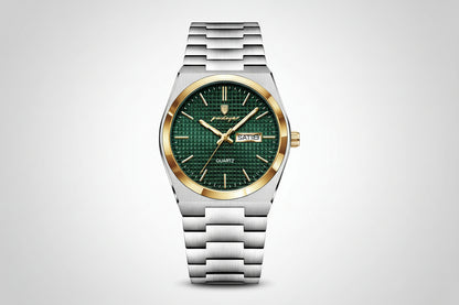 Fashionable Waterproof Calendar Watch with Glow-in-the-Dark Feature