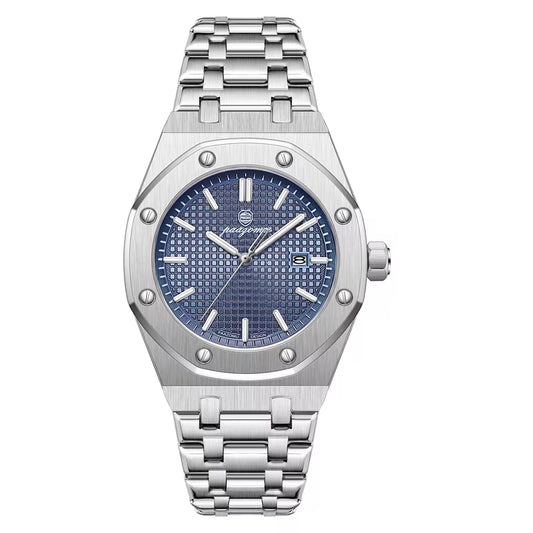 Elevate Your Style with the Luxury Stainless Steel Waterproof Luminous Quartz Watch for Men - Perfect for Fashion and Casual Wear