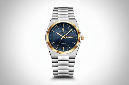 Fashionable Waterproof Calendar Watch with Glow-in-the-Dark Feature