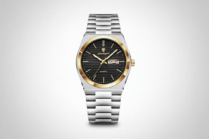 Fashionable Waterproof Calendar Watch with Glow-in-the-Dark Feature