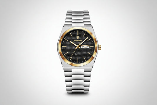 Fashionable Waterproof Calendar Watch with Glow-in-the-Dark Feature